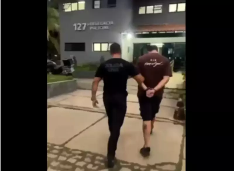Vídeo flagra prisão de foragido em Armação dos Búzios