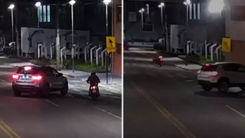 Vídeo: moto 'anda sozinha' após acidente em Carambeí; veja cena inusitada
