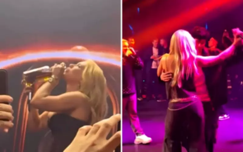 Virginia Fonseca dança no palco e bebe uísque direto da garrafa em shows em Goiânia