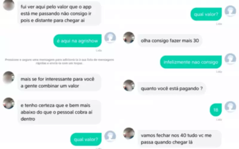 Visitantes denunciam cobranças abusivas de apps na saída da Agrishow em Ribeirão Preto