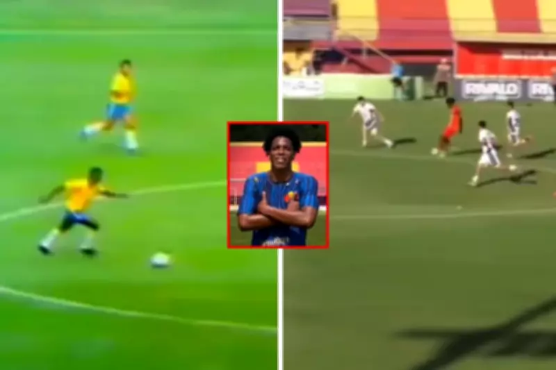 Zagueiro do Jabaquara e influenciador Thiaguinho empatam em desafio de finalizações