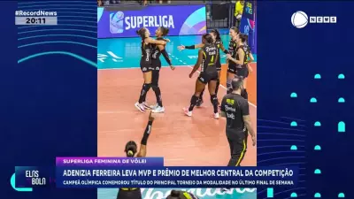 Atleta do Praia Clube leva MVP e prêmio de melhor central da Superliga de vôlei