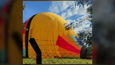 Balão pousa em condomínio em Porto Feliz e assusta moradores