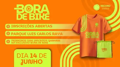 Bora de Bike Record Interior SP 2026: inscrições abertas em Ribeirão Preto