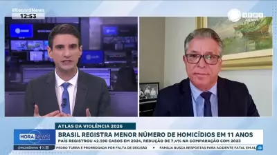 Brasil atinge menor número de homicídios em 11 anos com 42.590 casos em 2024