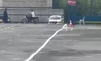 Candidato à CNH tenta fugir com moto irregular antes de exame prático em Manaus