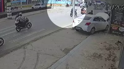 Câmera flagra acidente fatal com motociclista em Aracaju