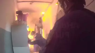 Câmeras corporais mostram resgate após bombardeio russo em Kiev