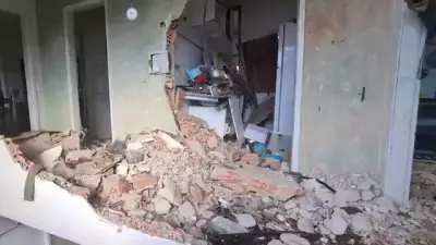 Família escapa de tragédia após avião destruir cozinha em BH