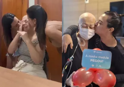 Filha doa medula para salvar mãe com leucemia em SC: 'Devolveu minha vida'