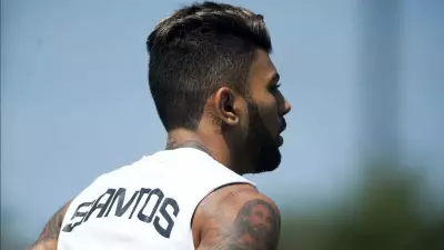 Gabigol desabafa após empate do Santos na Sul-Americana e explica substituição