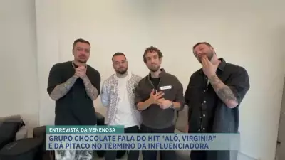 Grupo Chocolate fala sobre sucesso de 'Alô, Virginia' e opina sobre fim do namoro