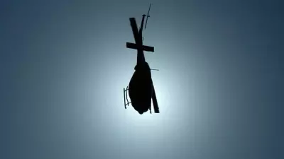 Helicóptero cai em Pomerode (SC) e piloto morre carbonizado