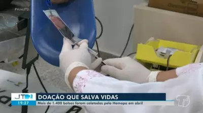 Hemopa coleta mais de 1.400 bolsas de sangue em Santarém e região em abril