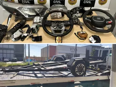 Homem é preso em desmanche com peças adulteradas em Americana (SP)