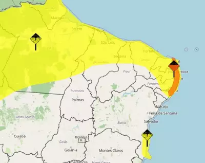 Inmet amplia alerta de chuvas para todo o Rio Grande do Norte até quinta