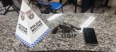 Jovem de 22 anos é preso por porte ilegal de arma em Itatiaia
