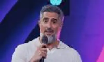 Marcos Mion desabafa sobre fofocas e celebra recorde do 'Caldeirão'