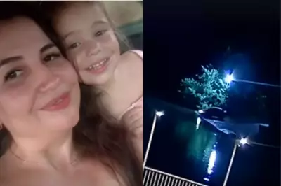 Marido é preso após carro com esposa e filha cair em rio no Paraná