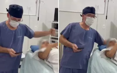Médico canta com menino antes de cirurgia e viraliza em Ceres, GO