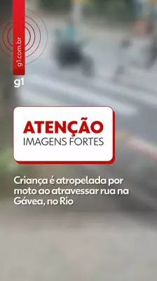 Menina atropelada por moto na Gávea, Rio, tem alta após exames
