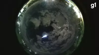 Meteoro fireball de alta magnitude cruza o céu de Porto Alegre