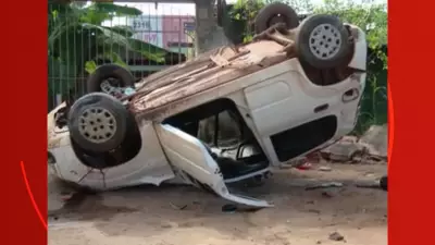 Motorista fica presa às ferragens após acidente em Porto Velho