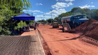 Obras na rodovia Fernando Guilhon avançam para etapa de concretagem
