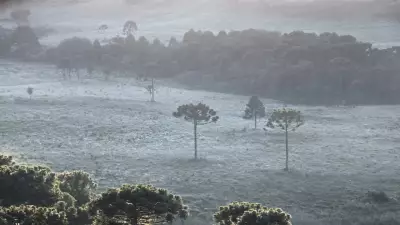 Onda de frio polar derruba temperaturas no Brasil neste fim de semana