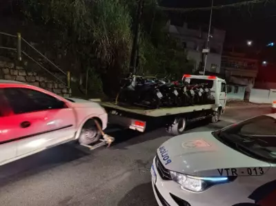 Operação em Angra dos Reis apreende 22 veículos em fiscalização de transporte irregular