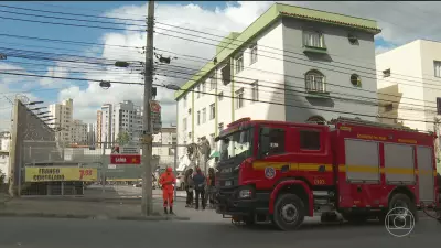 Queda de avião em BH: três mortos e prédio atingido deixa moradores em pânico