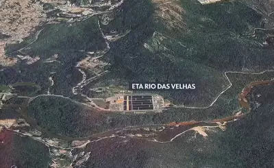 Queda de égua em adutora da Copasa afetou abastecimento de água em oito cidades