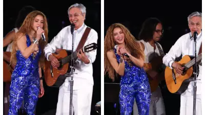 Shakira realiza sonho ao cantar com Caetano Veloso em Copacabana