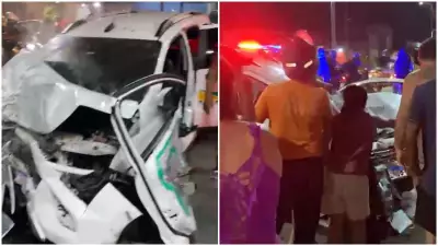 Taxista é ferido a facadas em assalto e acidente em Fortaleza; suspeito preso
