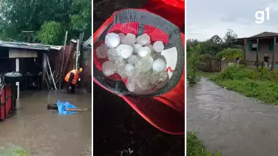Temporal no RS causa alagamentos, desalojados e bloqueia rodovias
