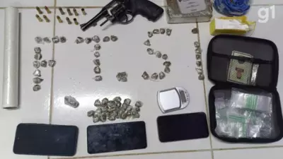 Três homens presos após troca de tiros em Açailândia; drogas e arma apreendidas