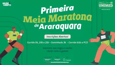 Unimed Araraquara realiza 1ª Meia Maratona no dia 14 de junho