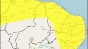 Alerta amarelo do Inmet: chuvas intensas em 105 cidades de PE