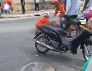 Batida entre motos fere duas mulheres em Três Rios