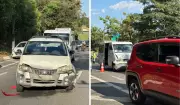 Batida entre van e dois carros deixa cinco feridos em Campinas