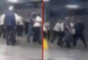 Briga entre taxistas e motoristas de app no Aeroporto Afonso Pena é registrada em vídeo