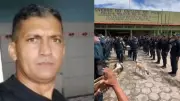 Cadela cuida de caixão de tenente da PM morto em acidente no Piauí