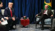 Carro com Lula chega à Casa Branca para reunião com Trump em Washington