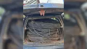 Casal é preso por furtar 300 kg de cabos de cobre em Serra do Salitre