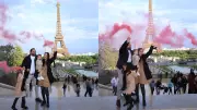 Chá revelação em Paris é confundido com protesto pela polícia francesa