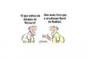Charge do J.Caesar: 8 de maio e a crítica política em destaque