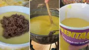 Cidade serrana de 3 mil habitantes prepara 1,5 tonelada de polenta para festa comunitária