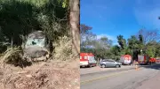 Colisão frontal deixa ferido grave em rodovia de Minas Gerais