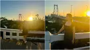 Fotógrafo revela segredos para fotos perfeitas na Ponte Hercílio Luz ao pôr do sol