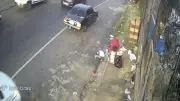 Homem é atropelado por táxi na BR-262 em Belo Horizonte; vídeo flagra acidente